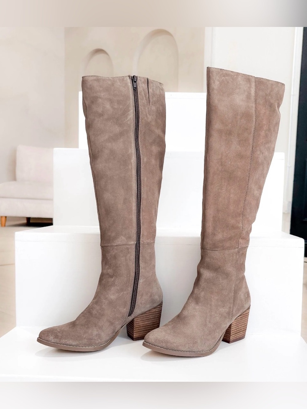 New! Naughty Monkey Real Suede Boots